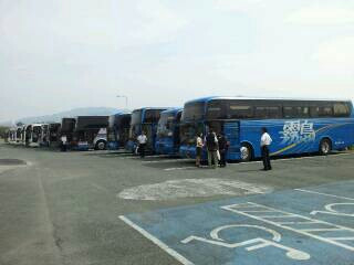 修学旅行26(
 出発〜南埠頭に向けて)