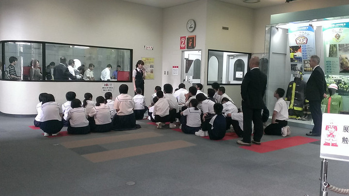 防災センターの体験