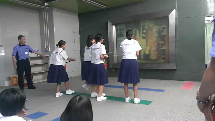 防災センターの体験