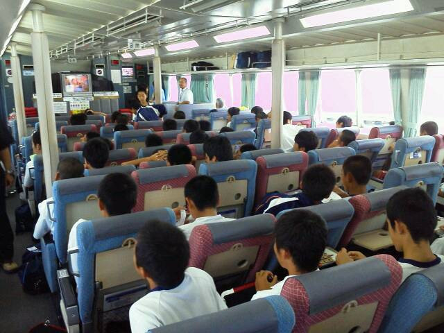 ﾄｯﾋﾟｰ乗船完了