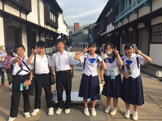 修学旅行１日目（自主研修（出島））