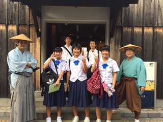 修学旅行１日目（自主研修（出島））