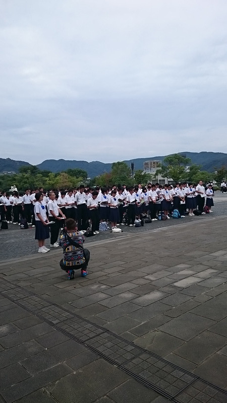 修学旅行２日目（平和祈念式典）