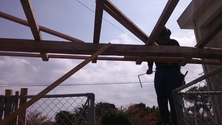 屋根がつきました②